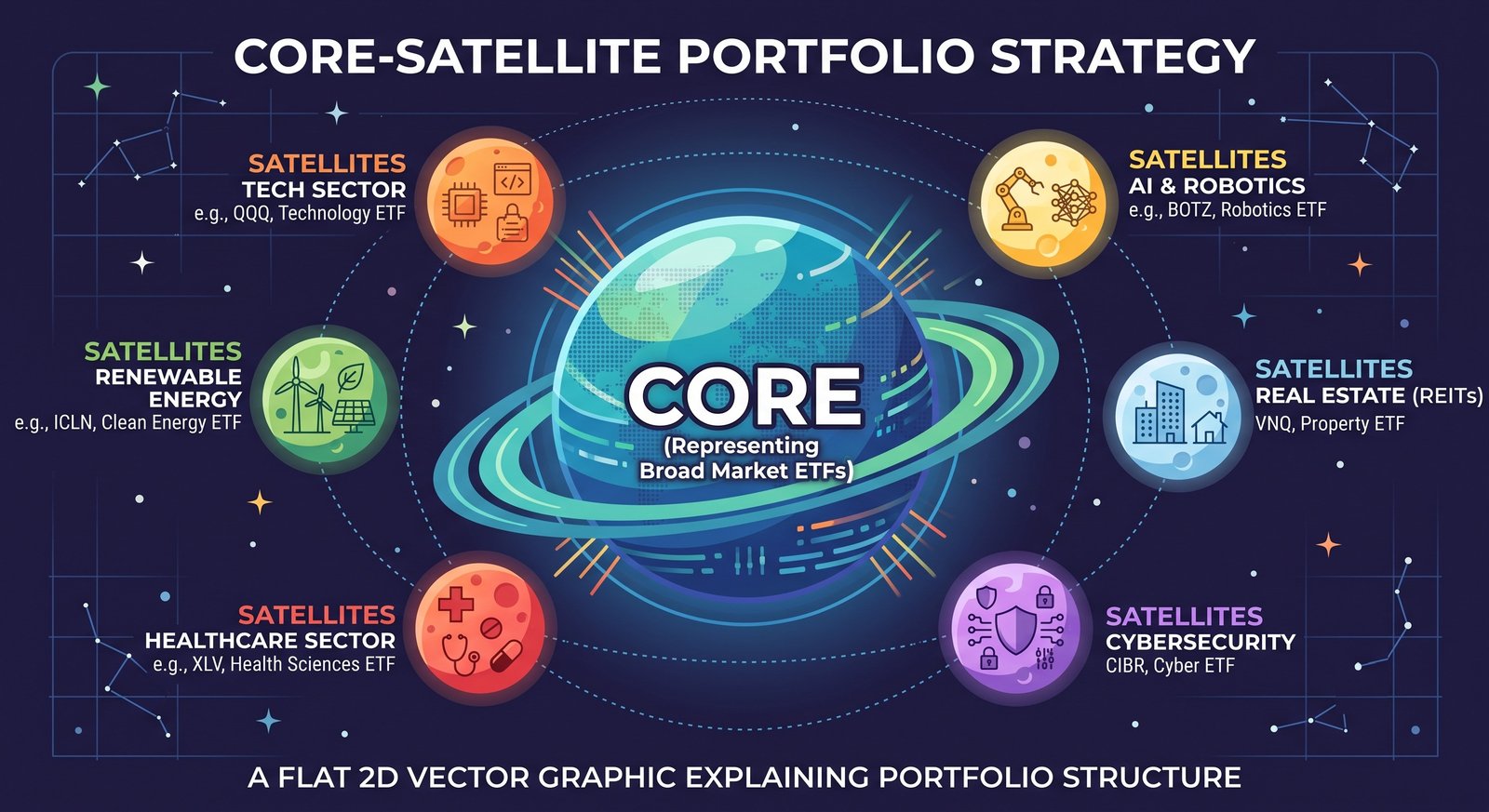 Core-Satellite Portfolio Design