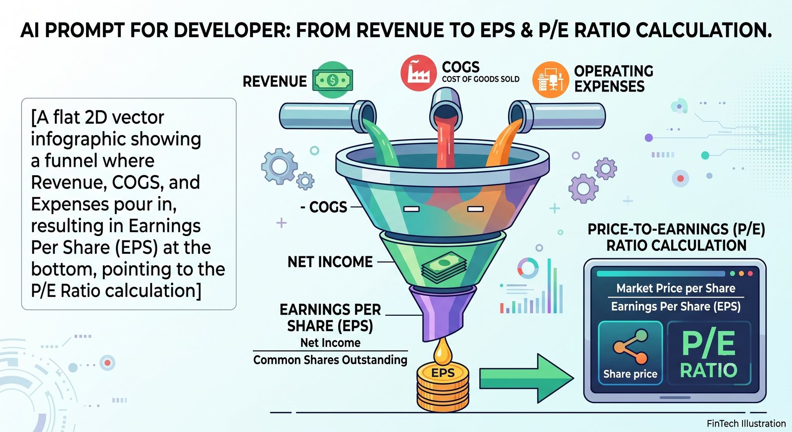 EPS and PE Ratio Infographic